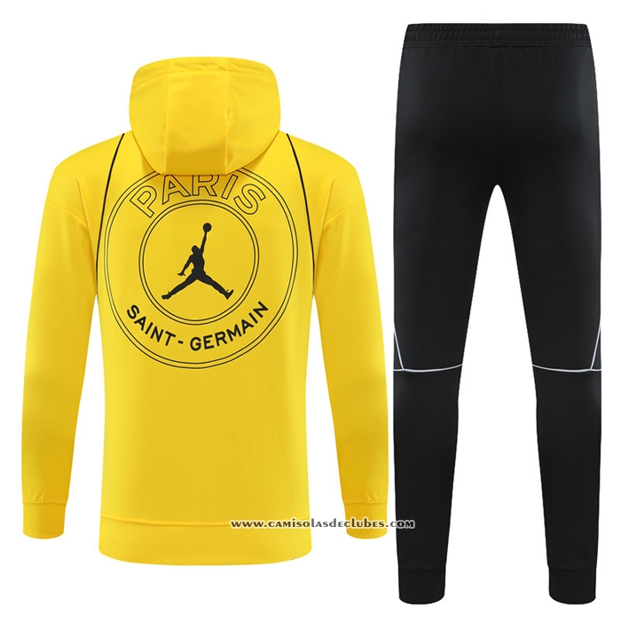 Fato de Treino Hoodie
 Paris Saint-Germain Jordan 2023 Crianca
 Amarelo
